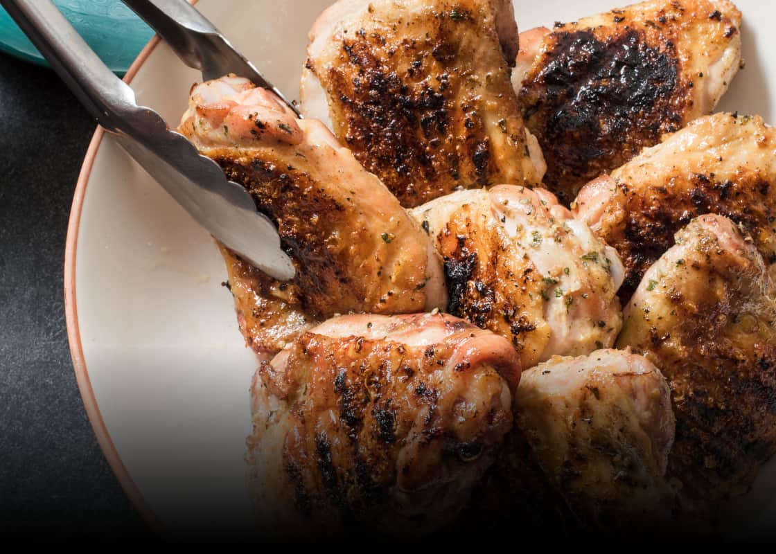 Best Grilled Chicken Thighs With Mustard And Tarragon America S Test Kitchen