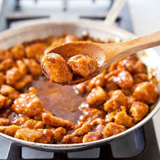 Reduced-Fat General Tso's Chicken