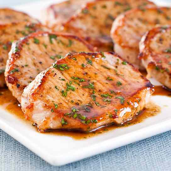 Balsamic-Glazed Pork Cutlets