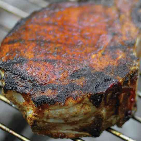 Gas-Grilled Pork Chops