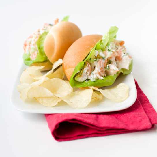 Shrimp Salad with Roasted Red Pepper and Basil