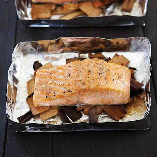 Wood-Grilled Salmon