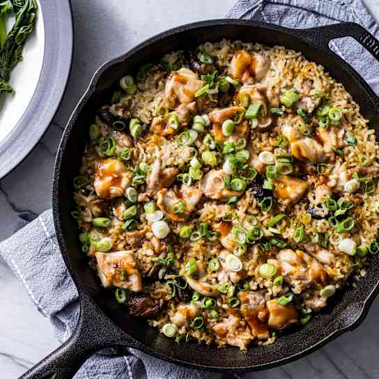 One-Pan Chinese Chicken Rice