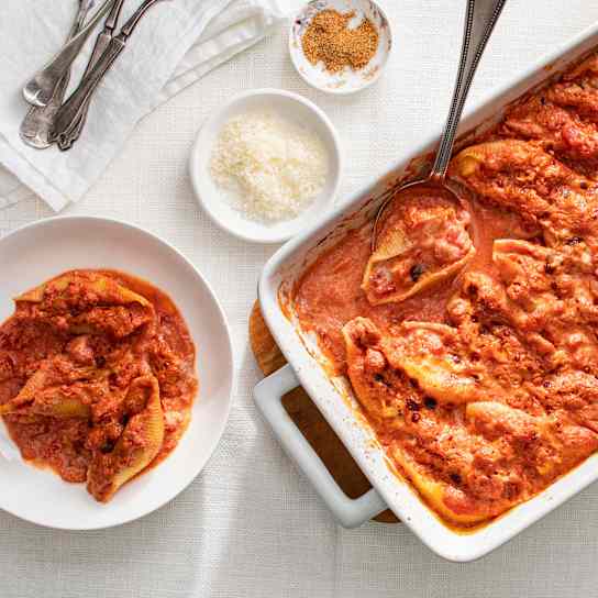 Creole Stuffed Shells