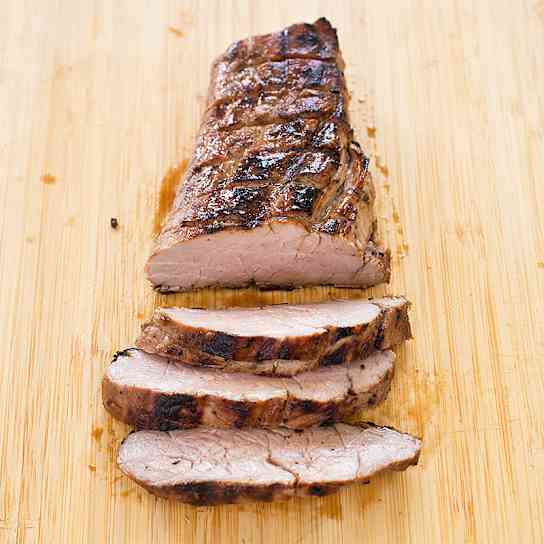 Lemon-Thyme Grilled Pork Tenderloin Steaks
