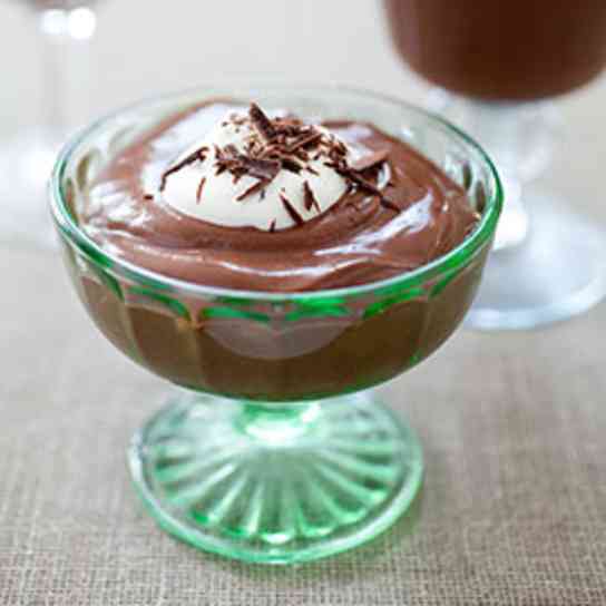 Creamy Chocolate Pudding with Cinnamon and Chipotle