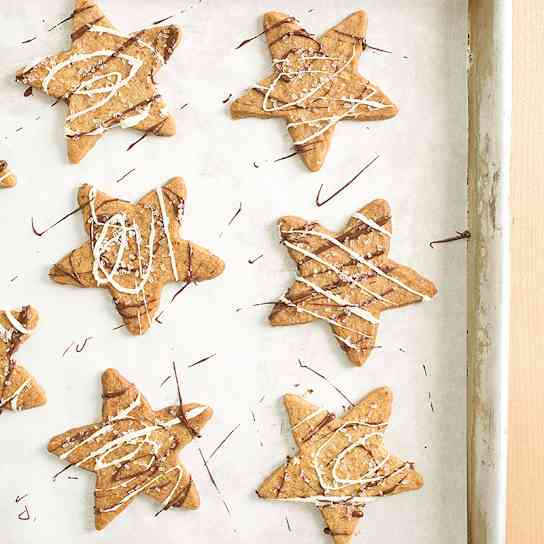 Sparkling Coffee Snowflakes