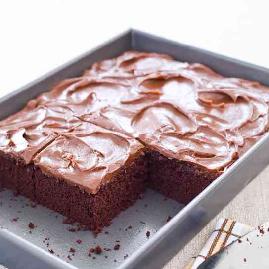 Simple Chocolate Sheet Cake