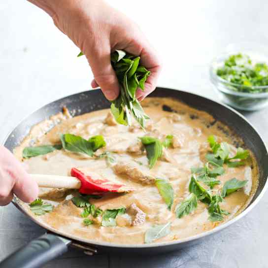 Thai Red Beef Curry for Two