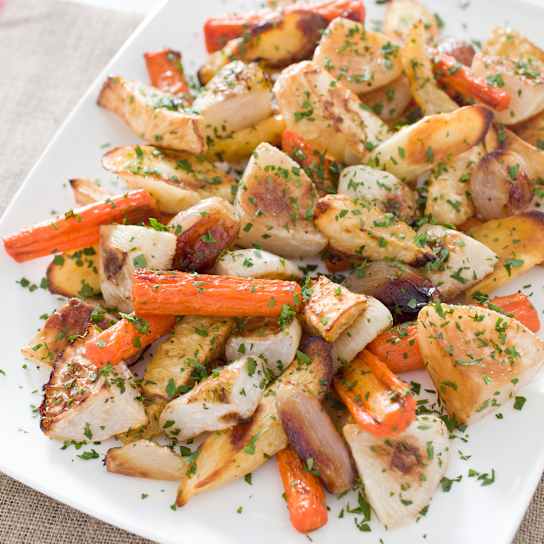 Perfect Roasted Root Vegetables