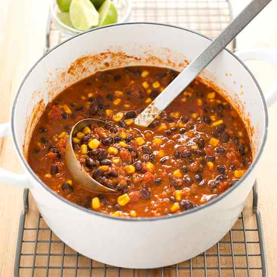 Light Vegetarian Bean Chili