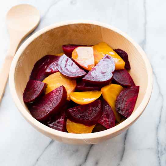 Steamed Beets