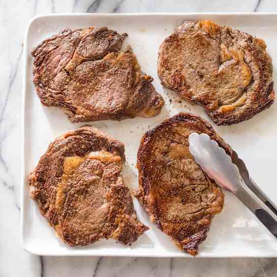 Pan-Seared Steaks
