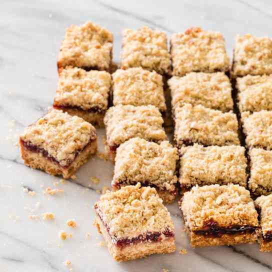 Raspberry Squares