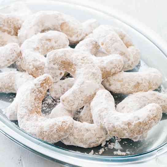 Pecan or Walnut Crescent Cookies