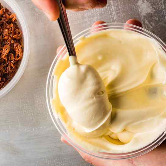 Fried Shallot Oil Mayonnaise