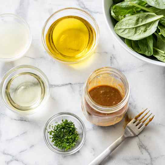Make-Ahead Lemon-Garlic-Chive Vinaigrette
