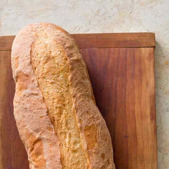 Whole-Wheat Rustic Italian Bread