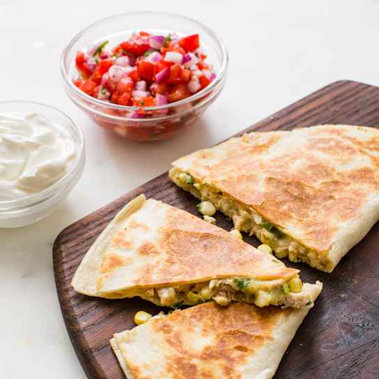 Jalapeño Chicken Quesadillas