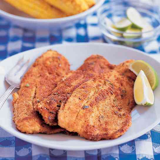 Fried Fish with Pickled Jalapeño Mayonnaise