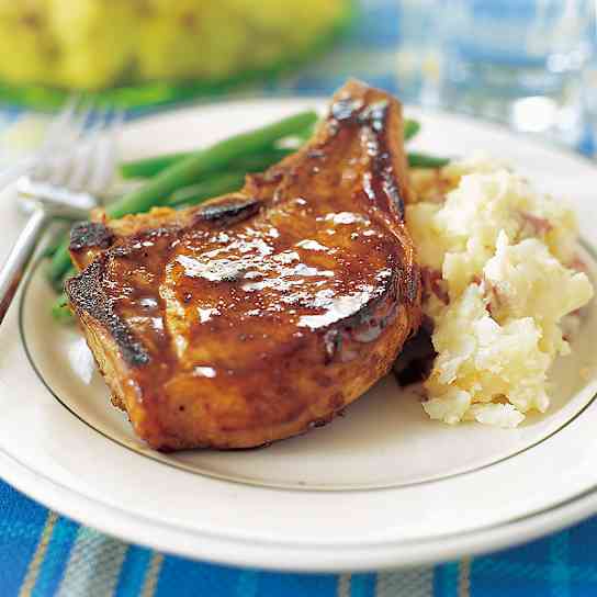 Tennessee-Whiskey Pork Chops