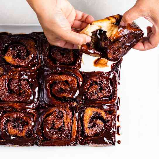Triple-Chocolate Sticky Buns