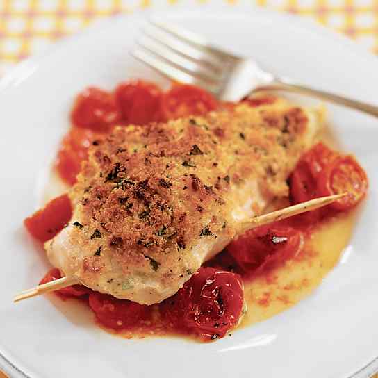 Cheesy Basil-Stuffed Chicken Breasts