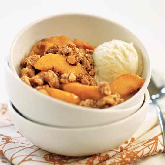 Peach Crumble