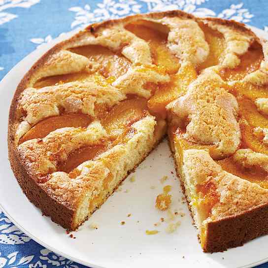 Rustic Peach Cake