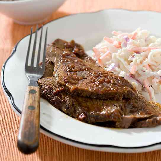 Slow-Cooker BBQ Beef Brisket