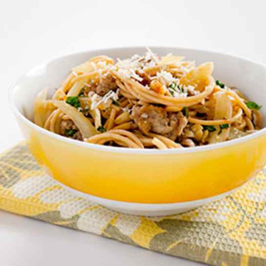 Whole-Wheat Spaghetti with Italian Sausage and Fennel