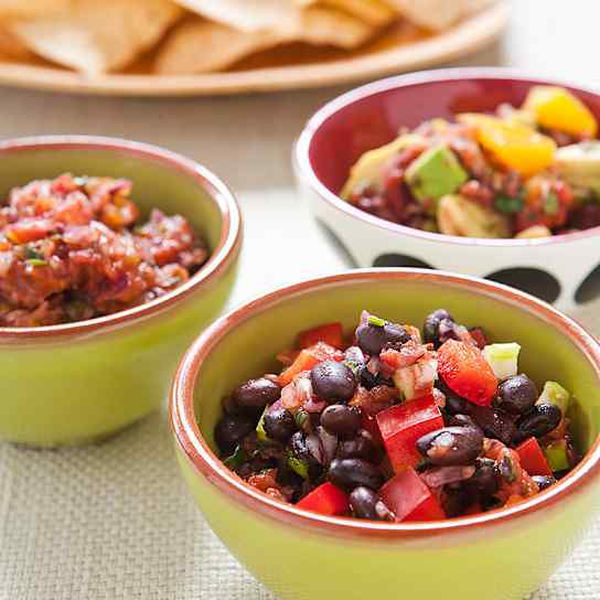 One-Minute Tomato and Black Bean Salsa