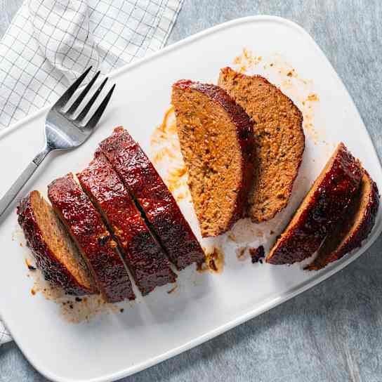 Glazed All-Beef Meatloaf
