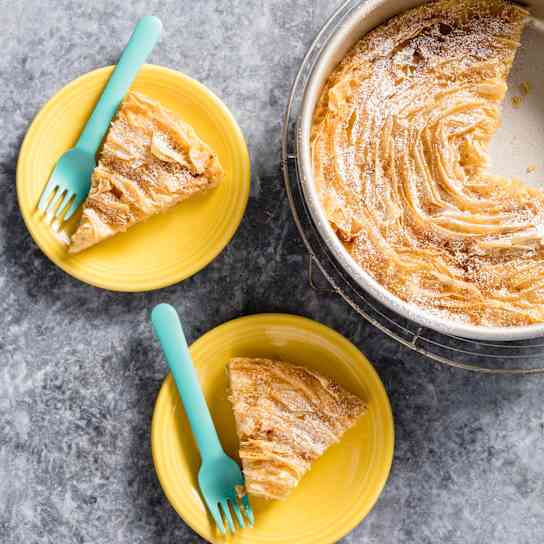 Ruffled Milk Pie