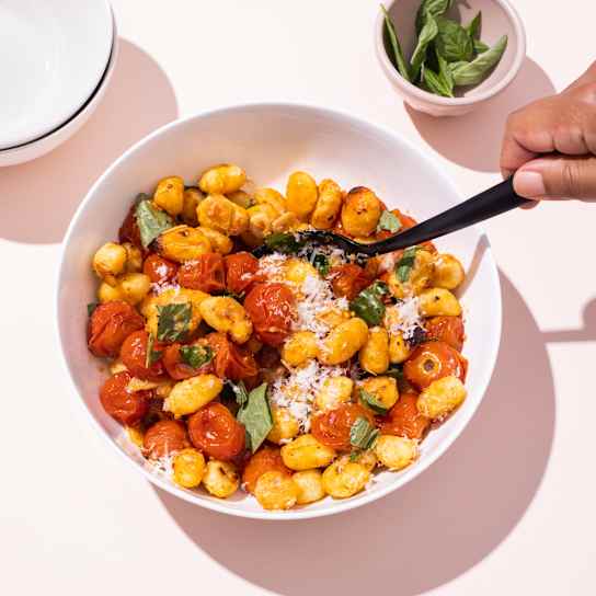 Sheet-Pan Gnocchi with Roasted Tomatoes