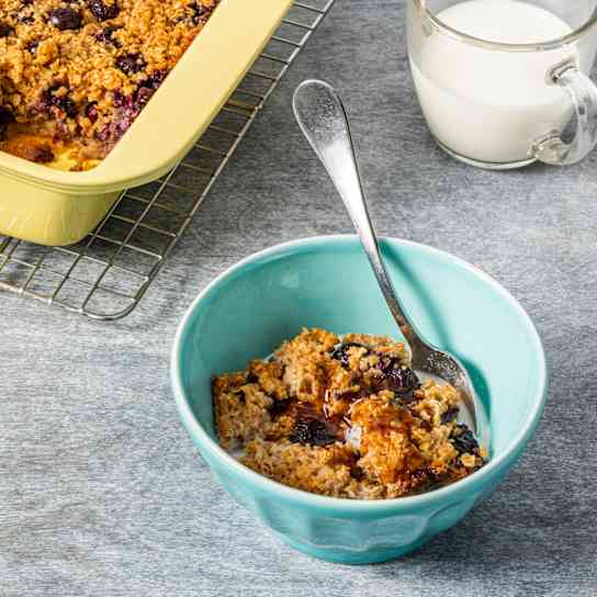 Blueberry Baked Oatmeal