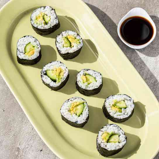 Cucumber-Avocado Maki