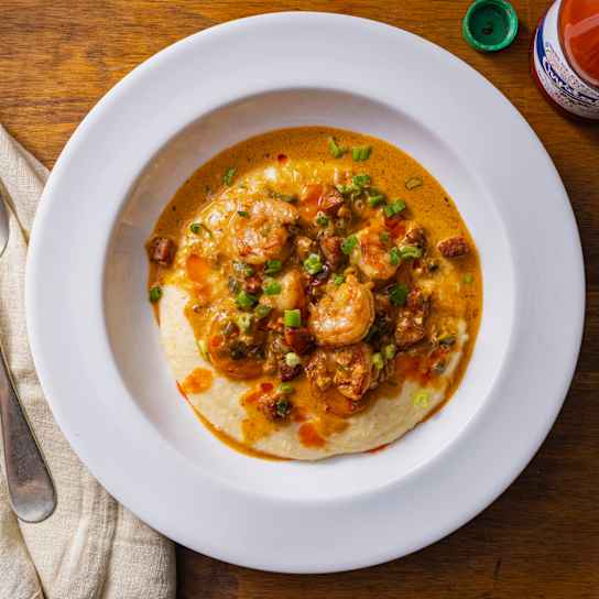 Louisiana-Style Shrimp and Grits