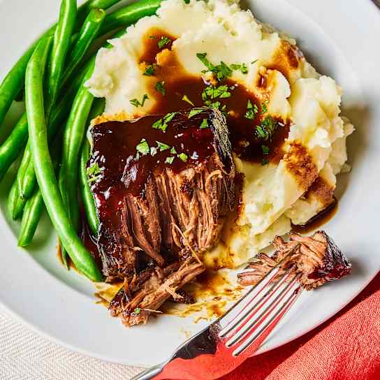 Glazed Boneless Beef Short Ribs