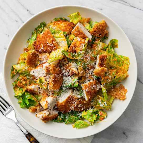 Spicy Parmesan Chicken Caesar