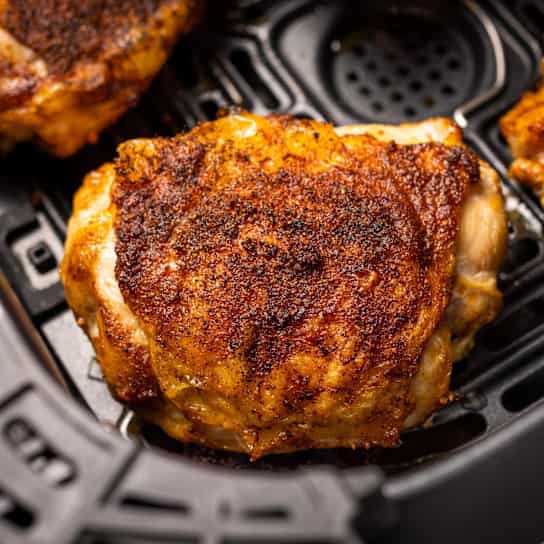 Air-Fryer Roasted Chicken Thighs with Barbecue Spice