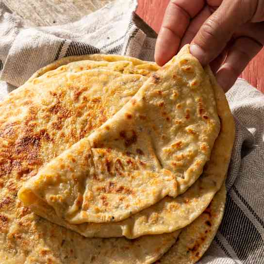 Alu Parathas (Punjabi Potato-Stuffed Griddle Breads)