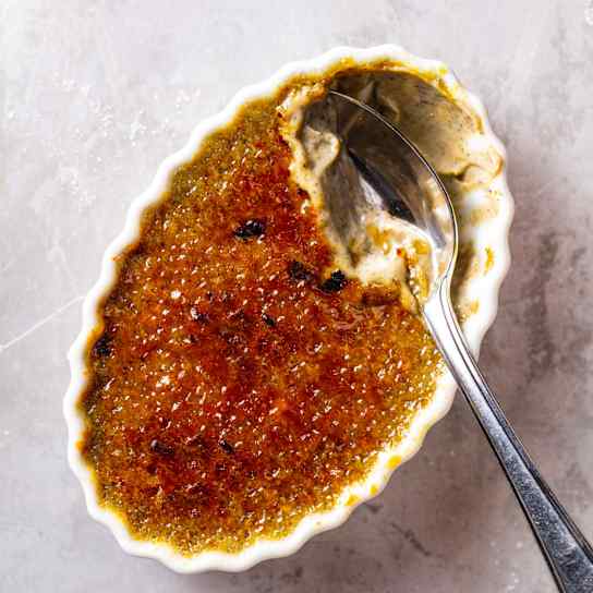Black Sesame Crème Brûlée