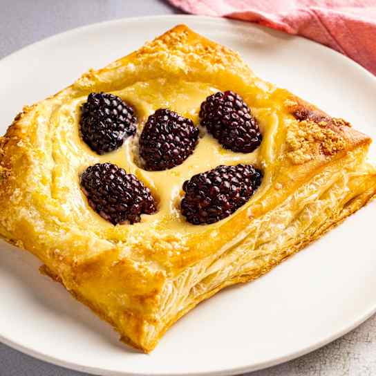 Easy Lemon Blackberry Danish