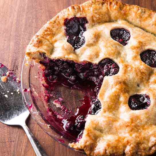 Vegan Blueberry Pie