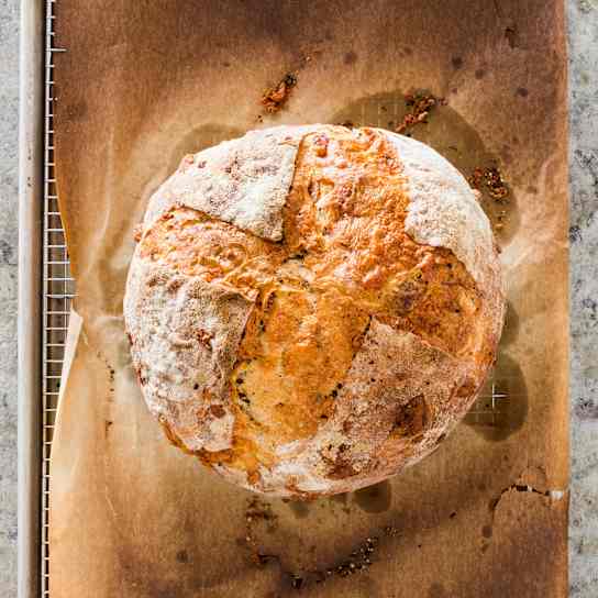 Cheddar and Black Pepper Bread
