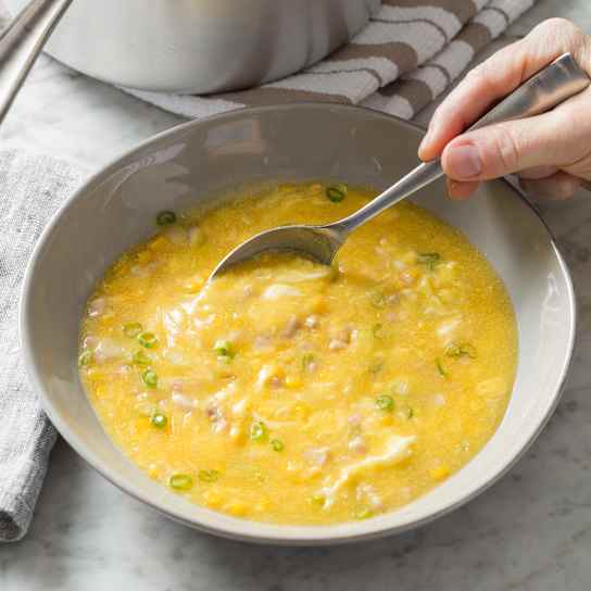 Chinese Corn and Chicken Soup
