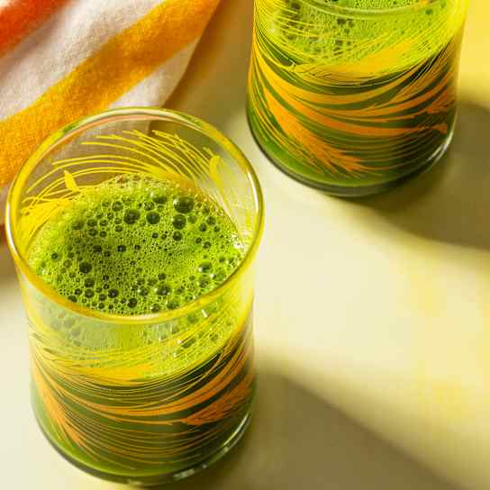 Citrus Burst and Arugula Juice