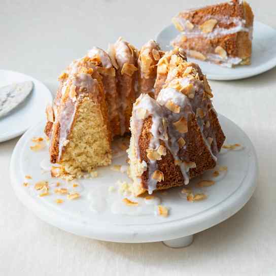 Gluten-Free Glazed Coconut Bundt Cake