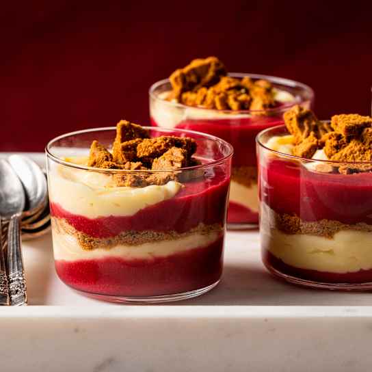 Cranberries and Cream Parfaits